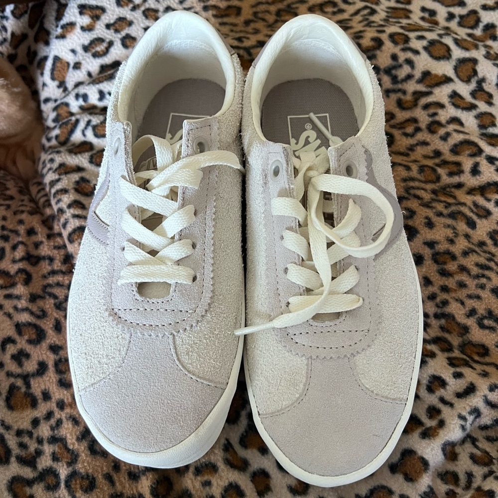 Vans Gray Suede Sneakers